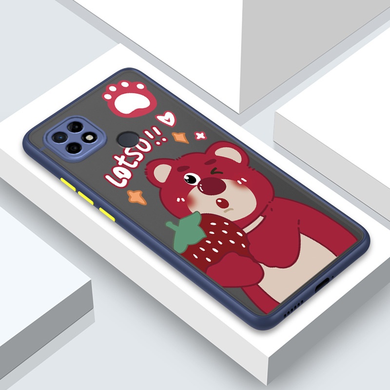 Ốp Điện Thoại Họa Tiết Hoạt Hình Chú Gấu Dễ Thương Cho Realme 8 Pro C21 C20 C20A OPPO 5G For Soft Case Phone Casing Camera Lens Protector Full Cover simple Silicone Cases mobile covers