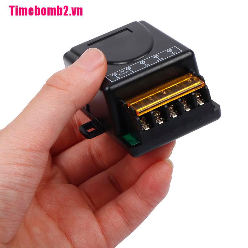 433MHz 12V 10A Relay Công tắc điều khiển từ xa RF không dây 1CH Máy phát từ xa