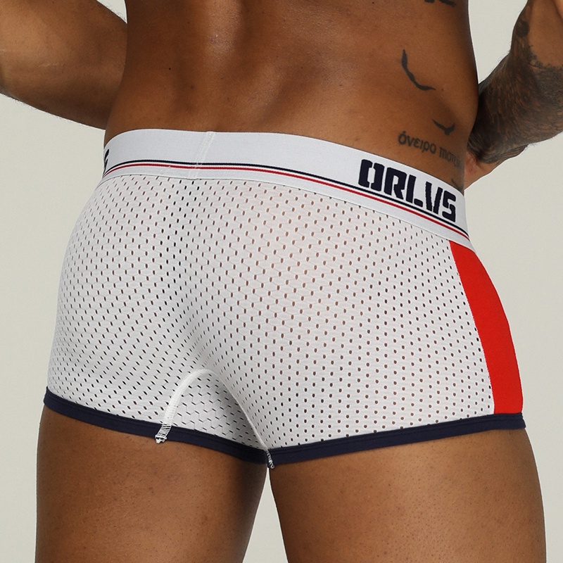 Quần Lót Boxer Nam Dạng Lưới Thoáng Khí Nhanh Khô Thời Trang Orlvs OR193