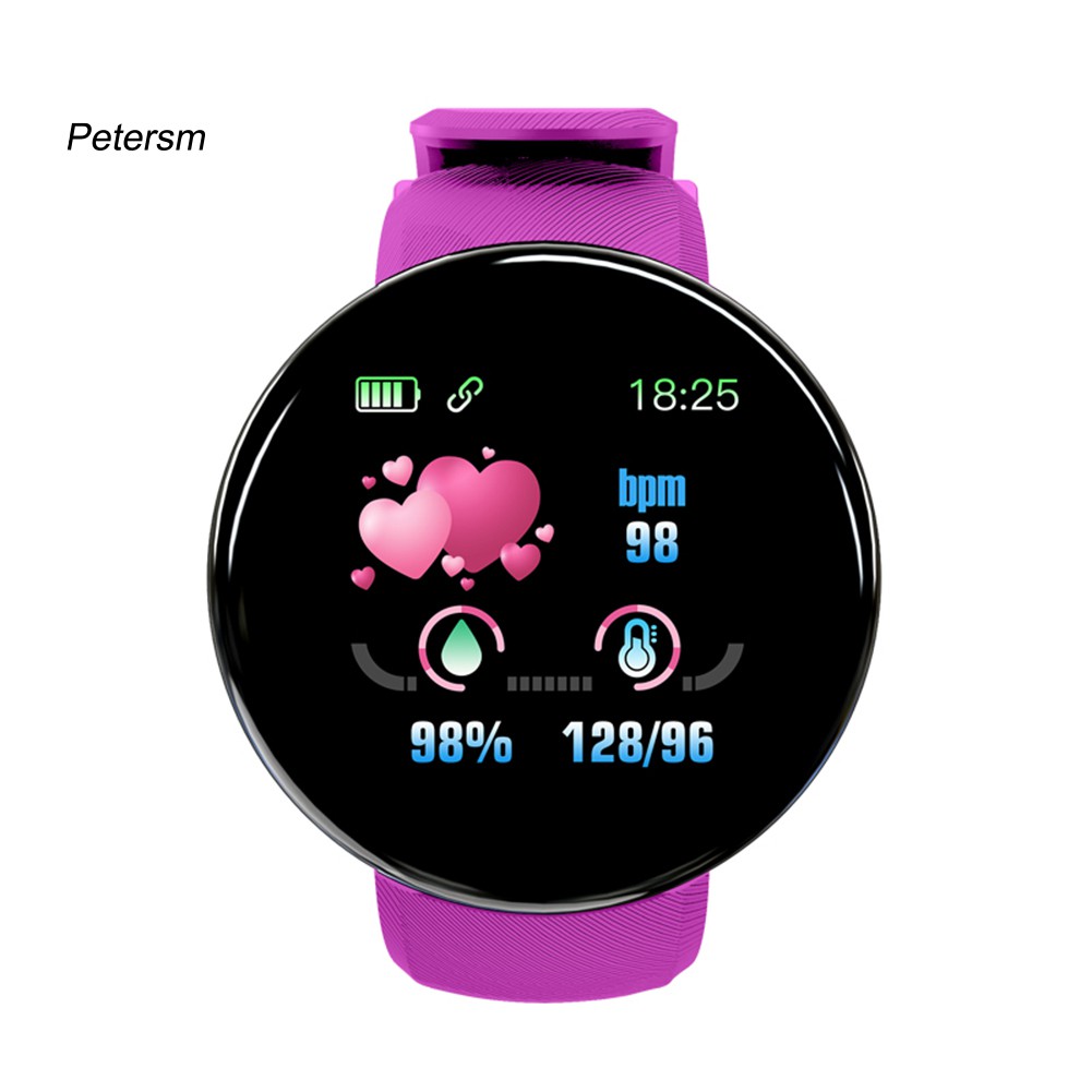 Bộ Vòng Tay Thể Thao Thông Minh Giám Sát Nhịp Tim &amp; Huyết Áp Xpd18