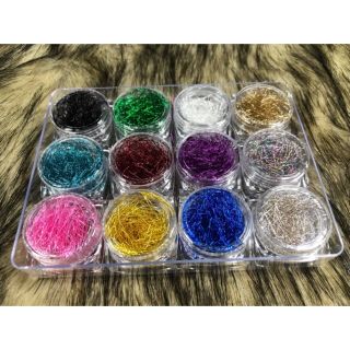 Sét chỉ kim tuyến 12 màu