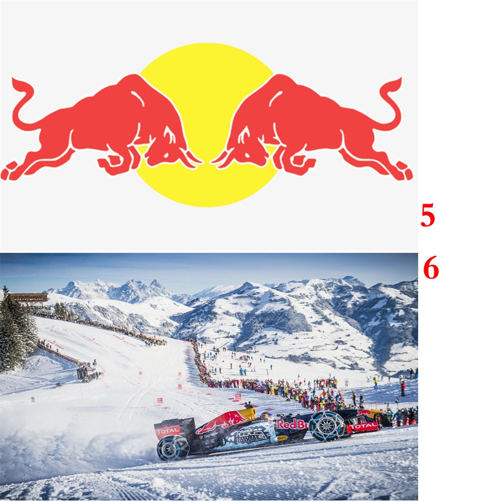 RED BULL Tấm Thiếc Treo Tường Trang Trí In Hình Lon Nước Uống / Rượu Vang / Redbull Độc Đáo