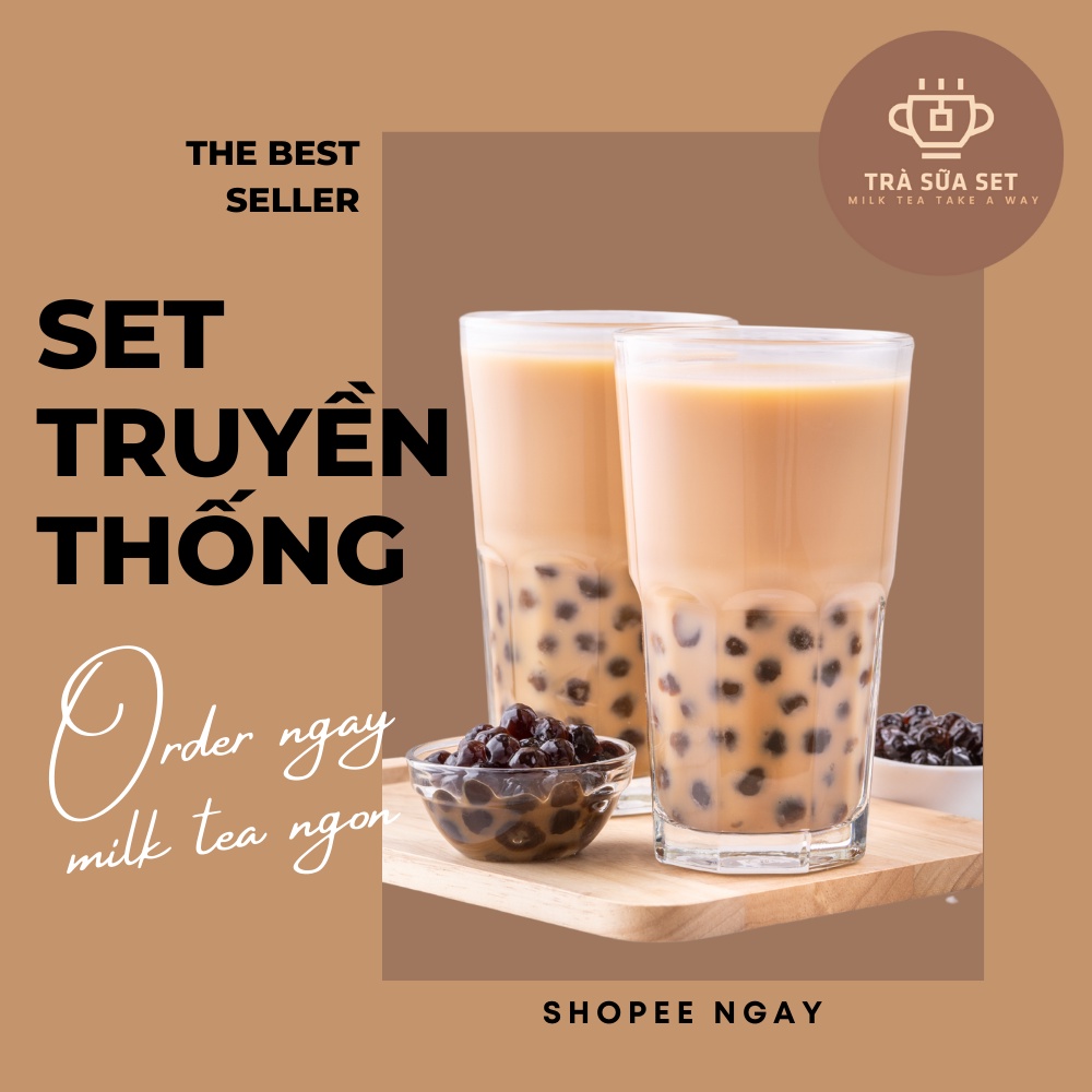 [Trà Sữa Set] ✨ Set Trà Sữa Trân Châu Truyền Thống