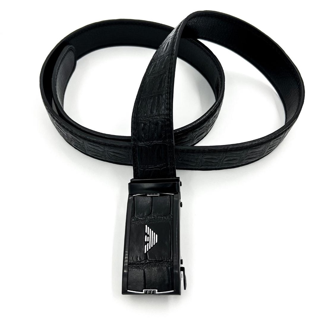 Thắt lưng nam - Dây nịt nam cao cấp da cá sấu khóa kim loại tự động sang trọng TL17