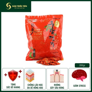 Kẹo sâm hàn quốc gói 200gr - hồng sâm hàn quốc