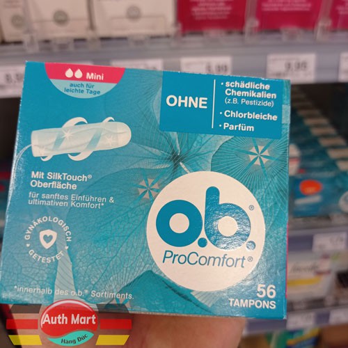 Băng vệ sinh dạng ống Tampon Ob ProComfort của Đức