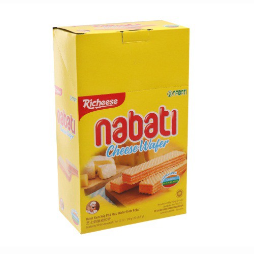 Bánh xốp Nabati kem phô mai 170g