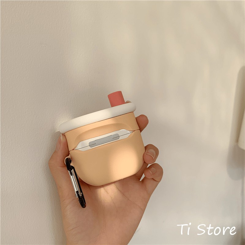 Case Airpod 1/2, Pro Milk Tea [ TI STORE ]