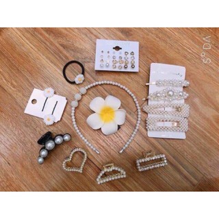 Combo set kẹp tóc nhiều món (Giống hình) -shophn
