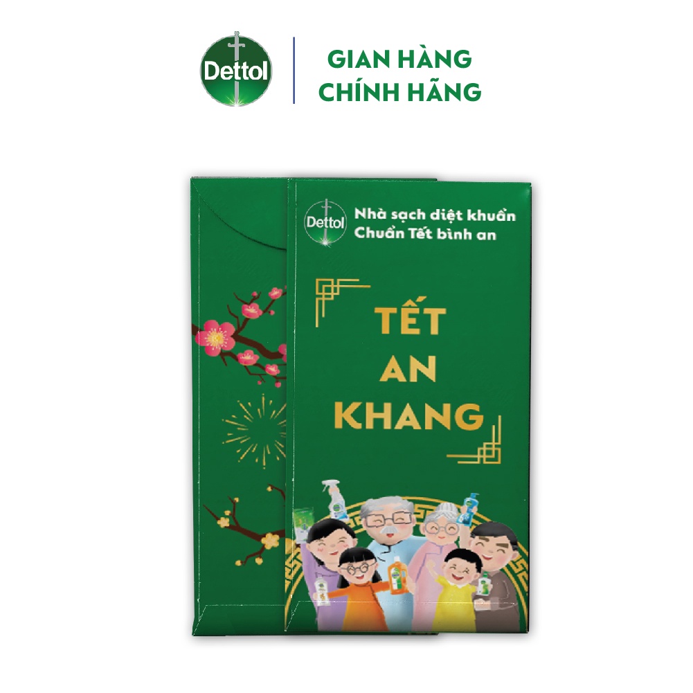[Quà tặng độc quyền Dettol] Bộ 10 bao lì xì 2022