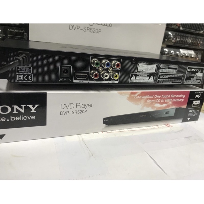 Đầu đĩa DVD sony DVP-SR520P HDMI MỚI NHẤT 2022 cao cấp