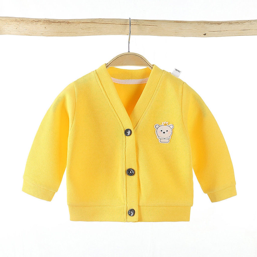 Áo Khoác Cardigan Dệt Kim Thời Trang Mùa Thu Cho Bé