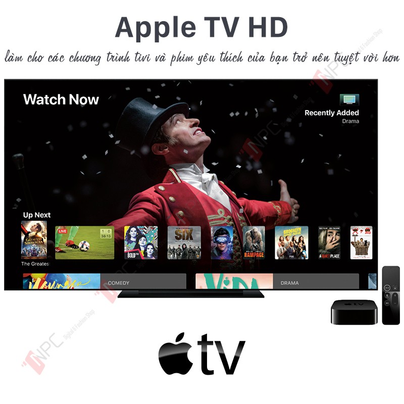 [🅀🅄à 🅃ặ🄽🄶 0đ] Apple TV HD 32GB Hàng Chính Hãng Mới 100% Nguyên Niêm Phong Hộp