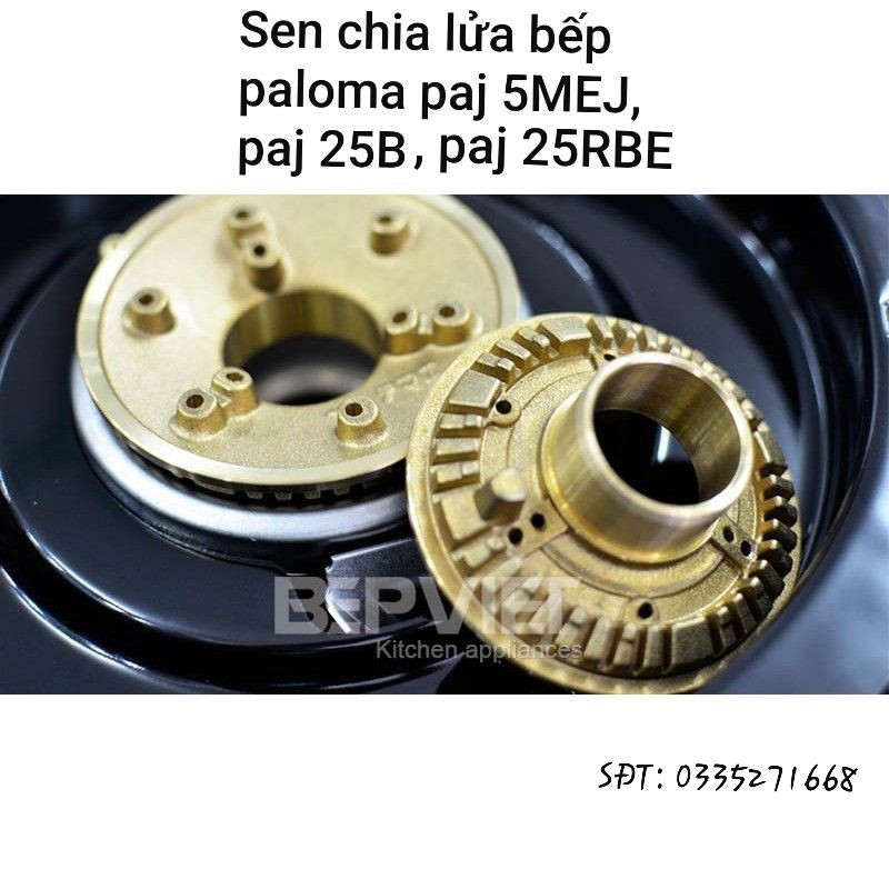 2 Mâm sen chia lửa bếp Paloma PA 5MEJ và PAJ 25B, PAJ 25RBE