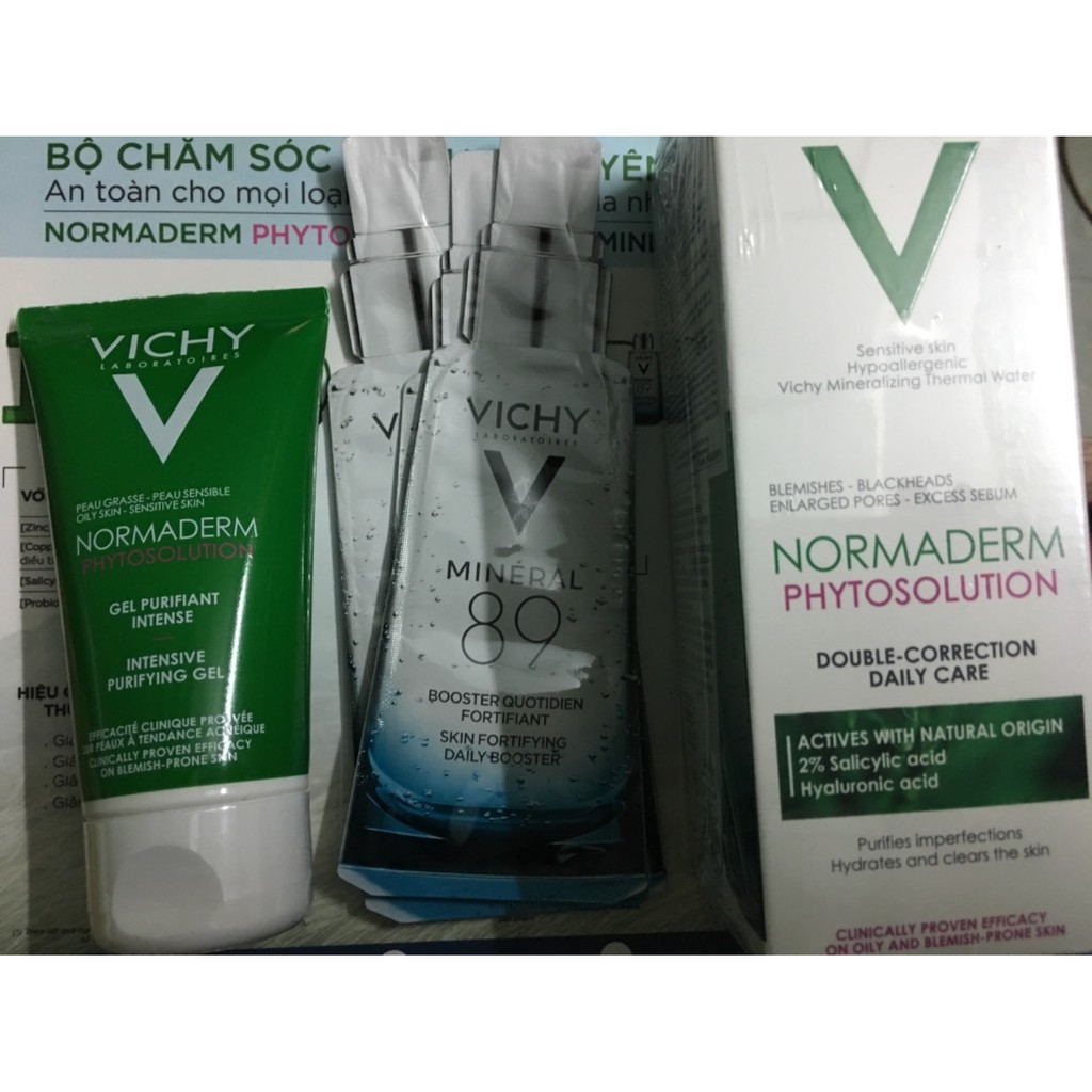 [Mã BEAUOFF5 Giảm ₫10k Đơn₫180k]  Sữa rửa mặt Vichy Normaderm Phytosolution Gel 50ml | BigBuy360 - bigbuy360.vn