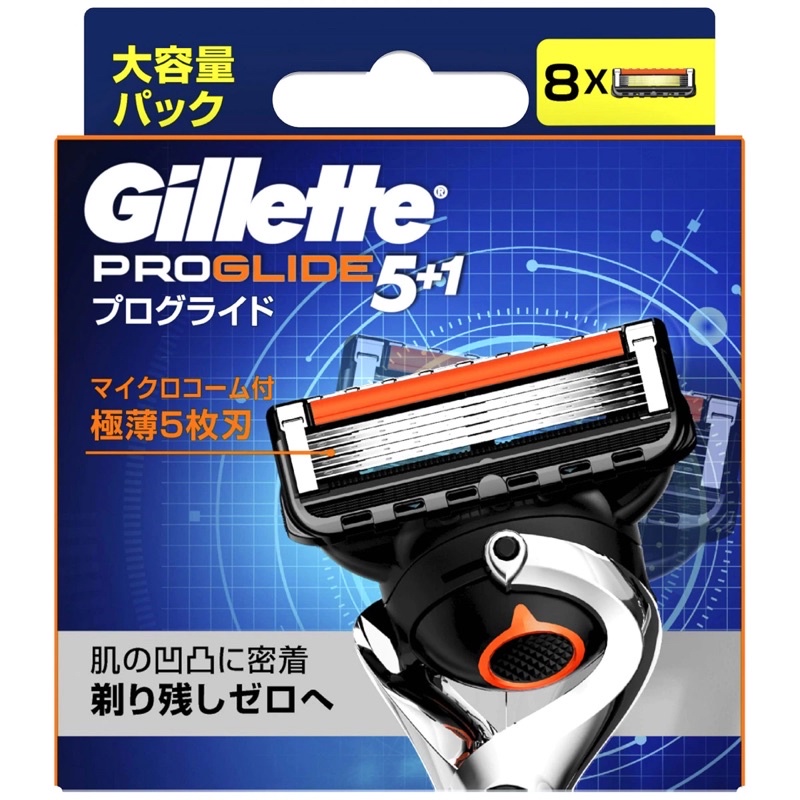 Hộp lưỡi dao thay thế Gillette Fusion 5+1 Nhật Bản [Mô-Mô-Shop]
