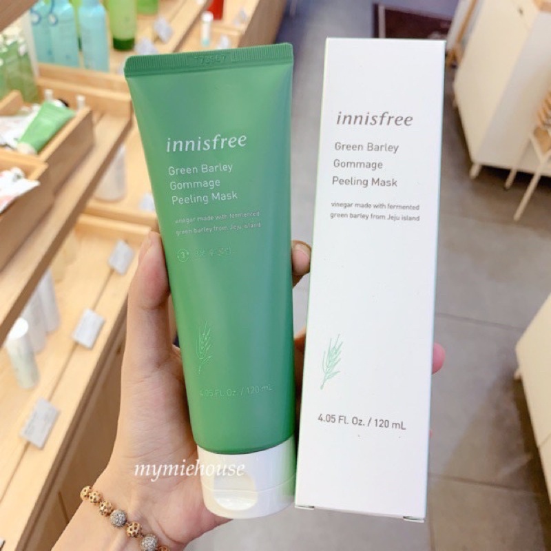 Tẩy tế bào chết lúa mạch Innisfree green barley gommage peeling mask 120g