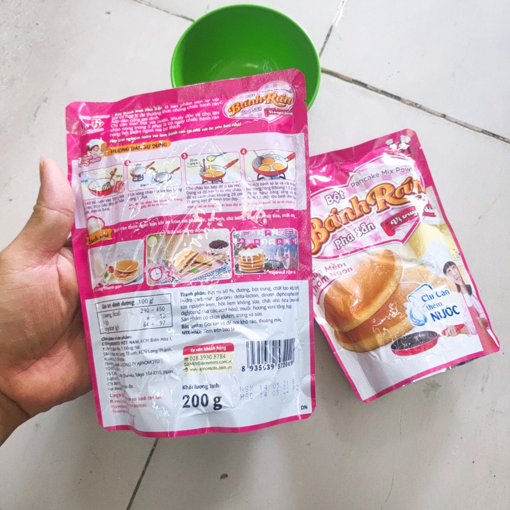 Bột Bánh Rán Dôremon -Bột Bánh Rán Pha Sẵn Gói 200g