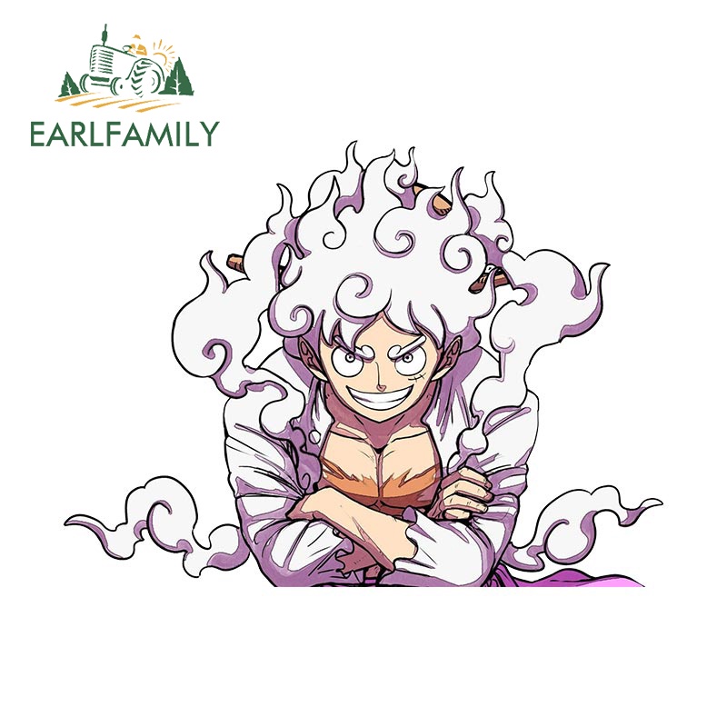 Đề Can Dán Trang Trí Xe Hơi / Xe Máy / Xe Tải Họa Tiết one piece 5th 13Cmx9.7Cm