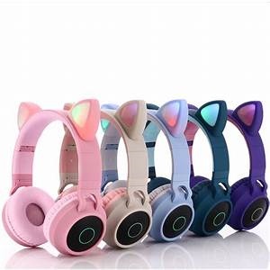 Tai Nghe Mèo Bluetooth Siêu Dễ Thương 2021 bao hay  p47 led 2022 bass mạnh mua 1 tặng 1 ipx