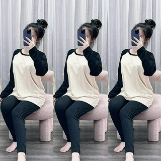 sét bộ gân dài tay phối màu