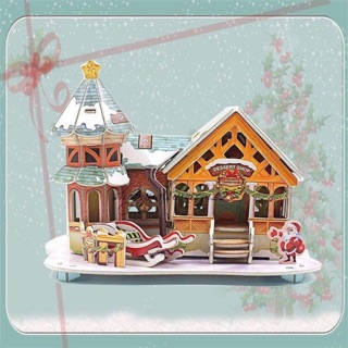 Quà tặng Noel Mô Hình Giấy 3D Mùa Noel siêu xinh
