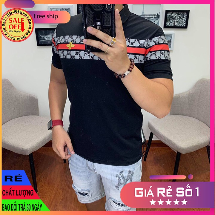 Áo Thun Nam Tay Ngắn Có Cổ Cao Cấp Thích Hợp Moi Lứa Tuổi Cam Kết Về Chất Lượng 🌟GIÁ RẺ NHẤT🌟