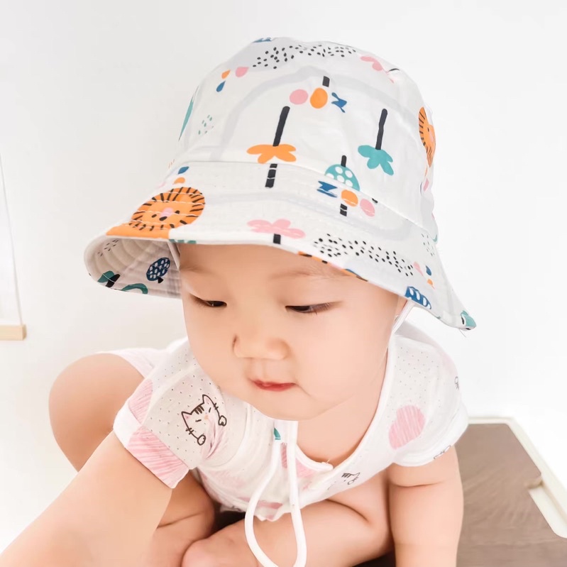 Mũ vành cho bé, mũ bucket trẻ em size 50,52,54