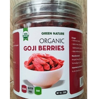 Kỉ tử Ninh Hạ hữu cơ 200g date 6/2021