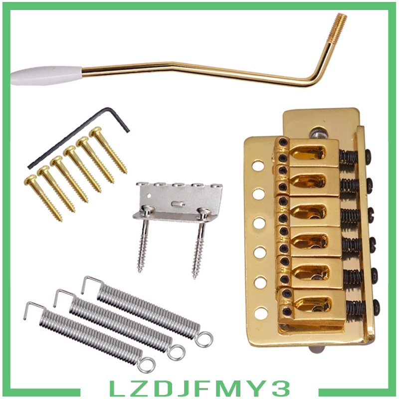 [giá giới hạn]] 6 String Flat Saddle Tremolo Bridge System for FD ST Electric Guitar  Gold