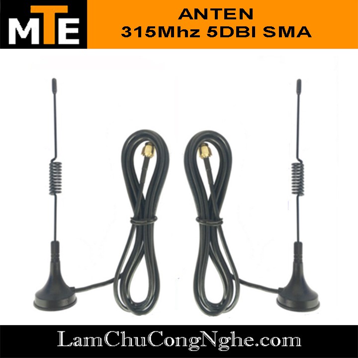 ANTEN 315MHZ 5DBI SMA ĐỰC DÀI 16CM