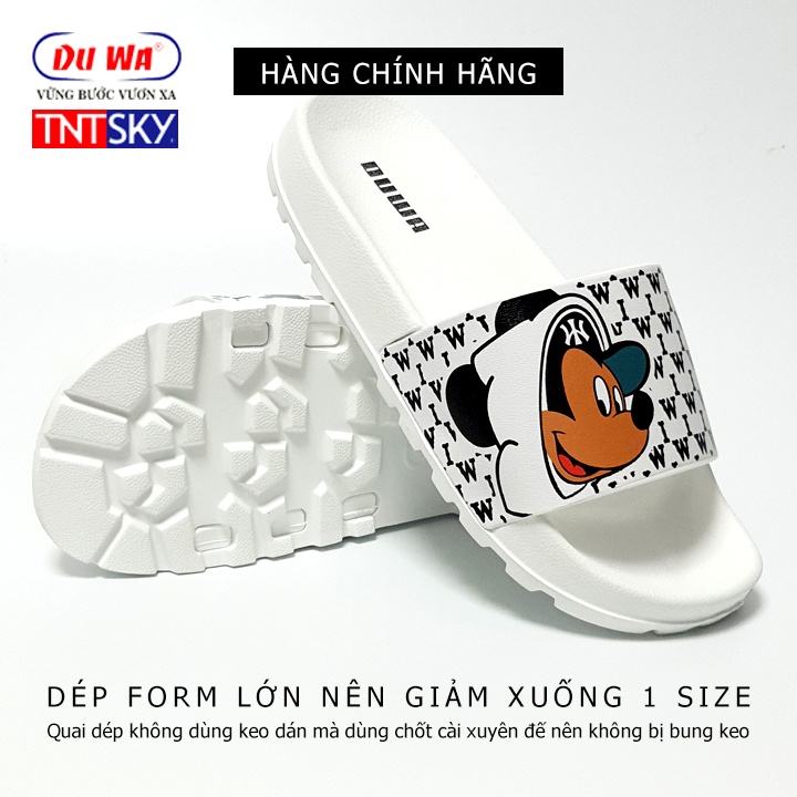 Dép nam, nữ quai ngang siêu nhẹ DUWA - Hàng chính hãng - SH9032 Trắng