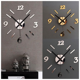 Đồng hồ treo tường số bằng mica 40x40cm