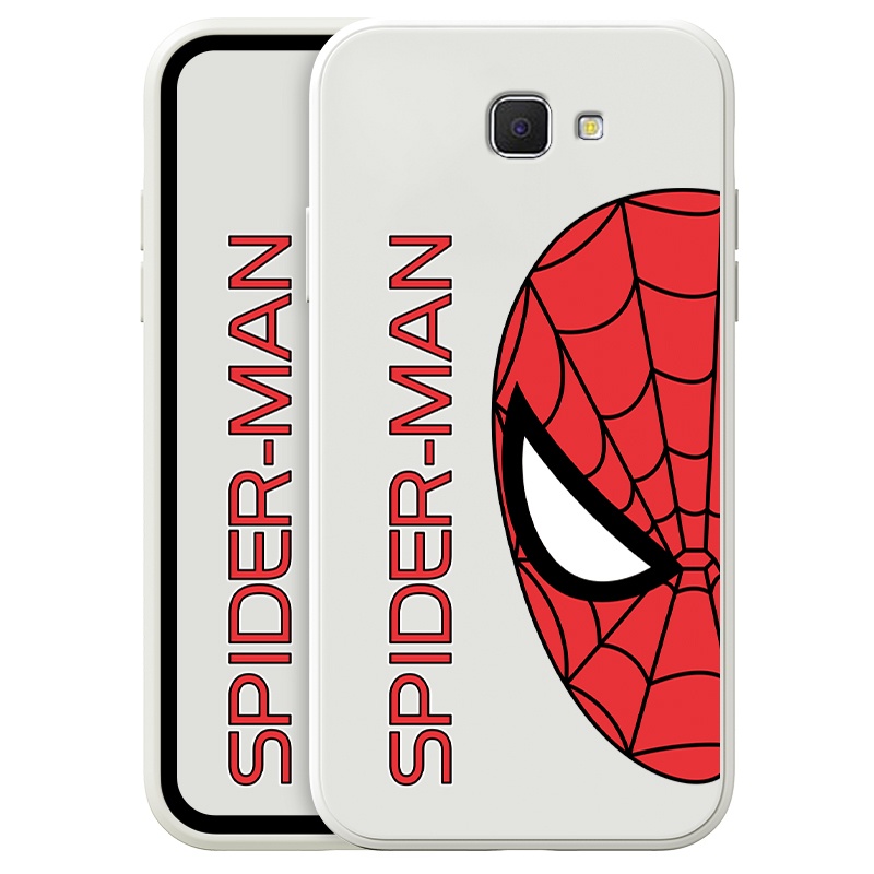 Ốp Điện Thoại Hình Người Nhện Cho Samsung Galaxy J5PRIME J7PRO J6Plus2018 J72015 J7PRO J6Plus2018 M30S M62 Phone Casing Silicon Fashion Camera Lens Protector Full Cover simple Liquid silicone Cases