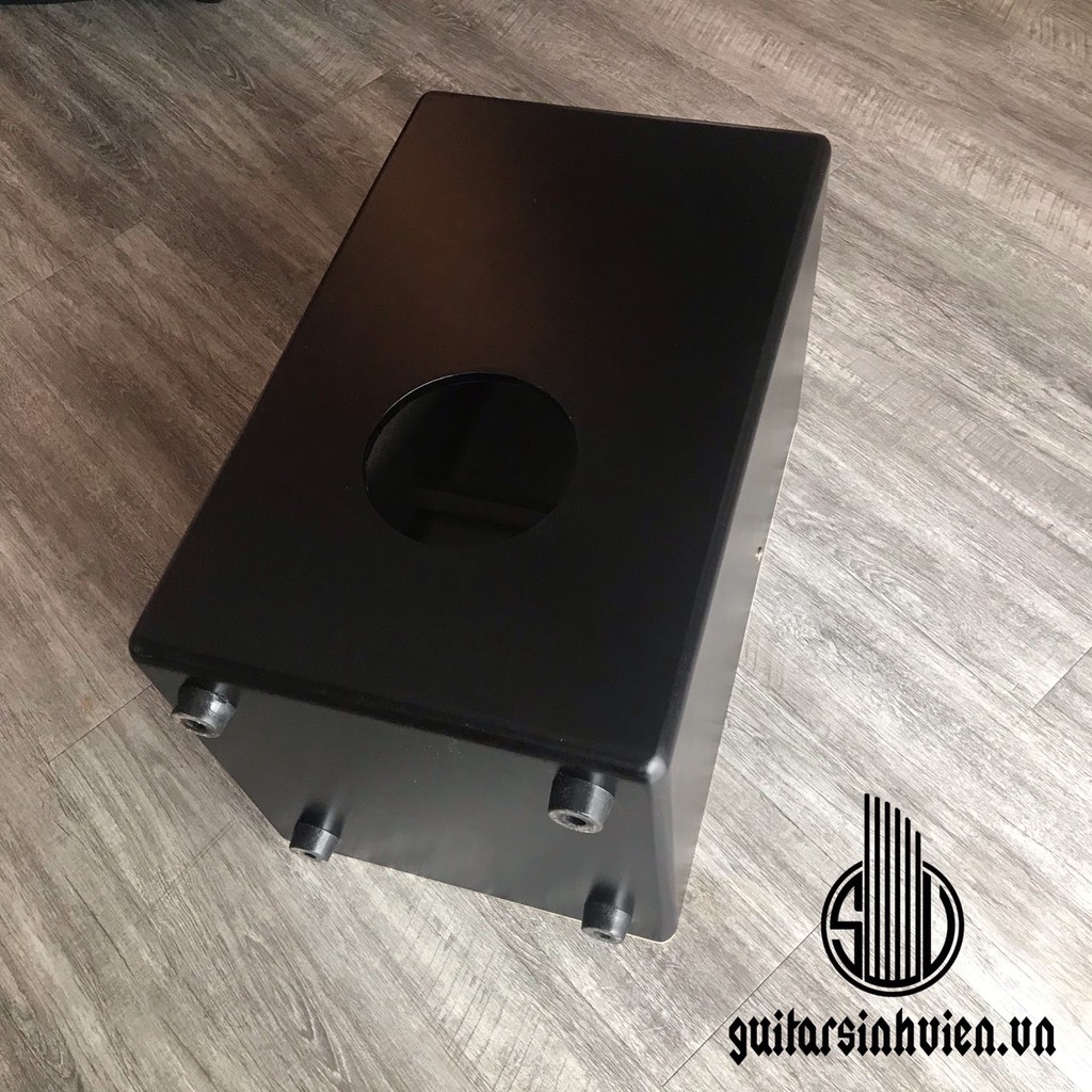 Trống cajon AB-D1 Drum màu đen nâu - Trống âm vang chắc nhịp cho bạn m