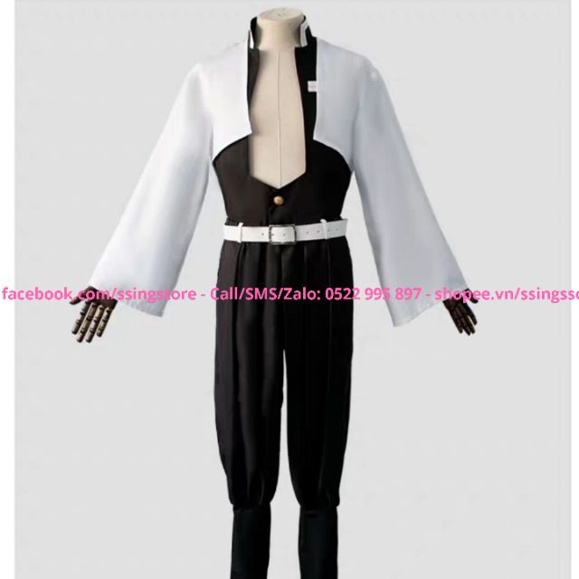 Set COSPLAY nhân vật Shinazugawa Sanemi trong Anime Kimetsu Yaiba Zenitsu