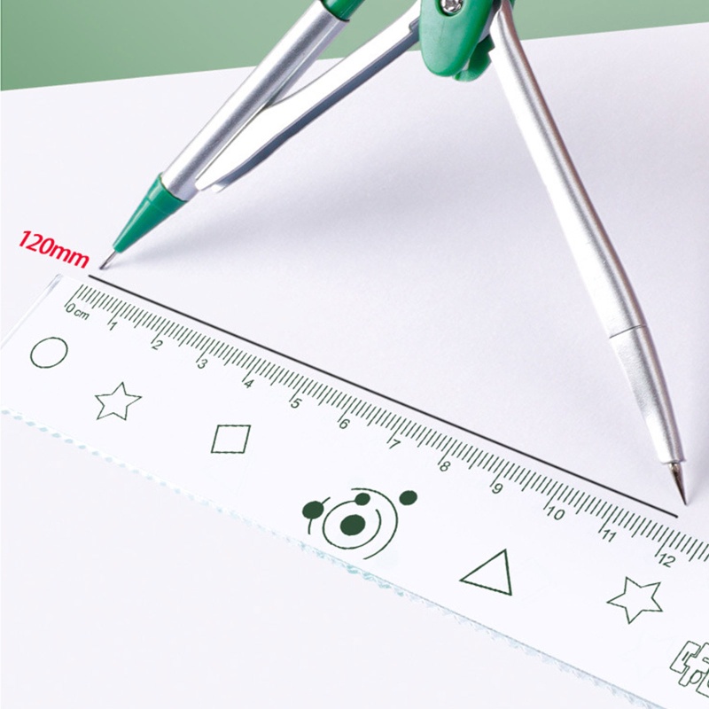 Bộ Compa Thước Đo Kèm Hộp Đựng Bằng Kim Loại Chuyên Dụng Cho Kỹ Sư