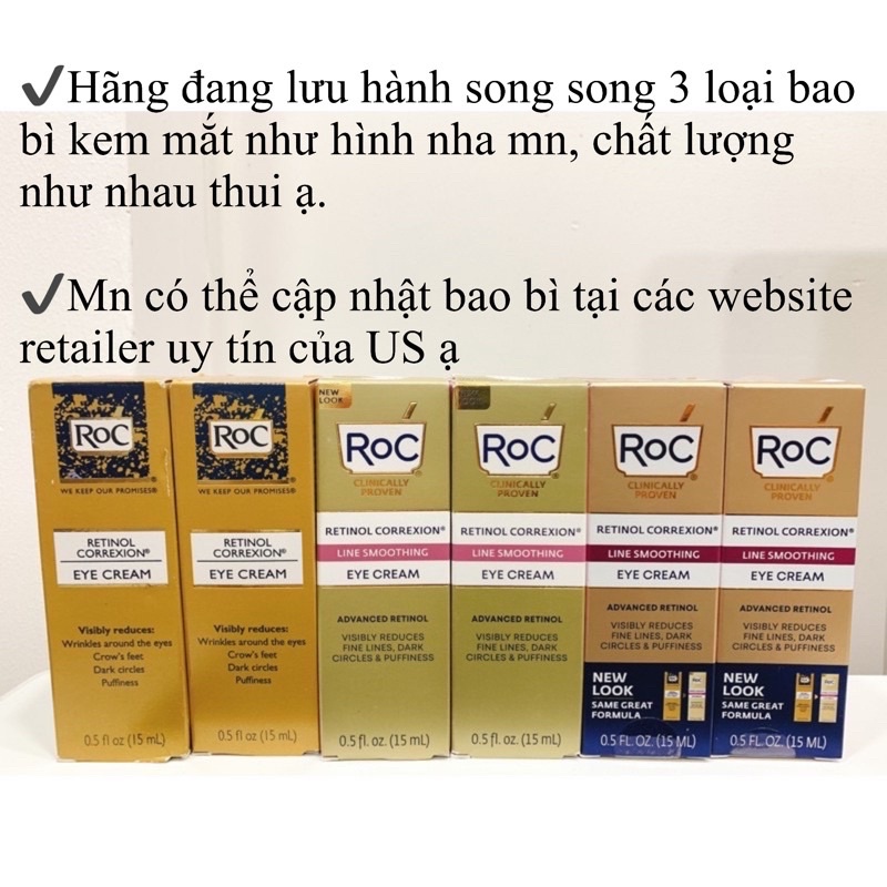 [BILL US] Kem mắt Roc