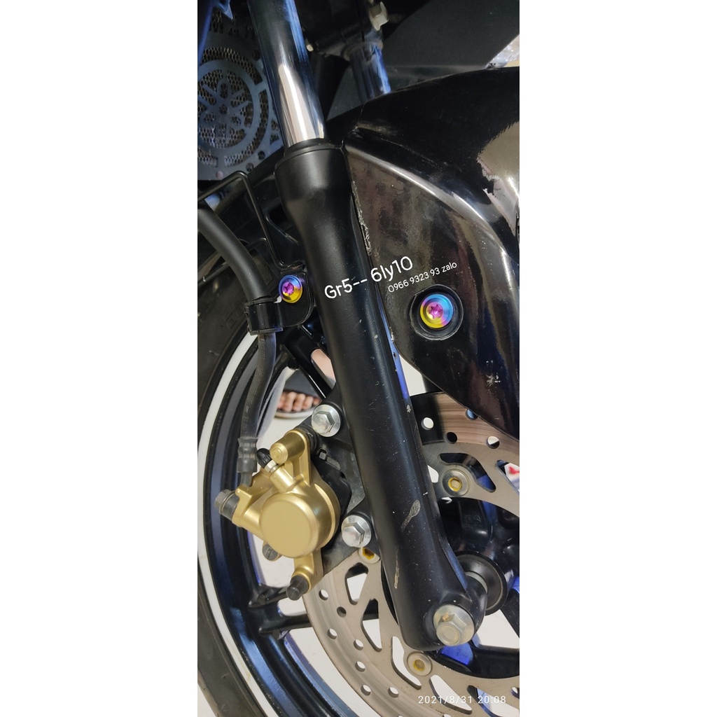 Ốc TiTan Gr5 6ly gắn xe máy