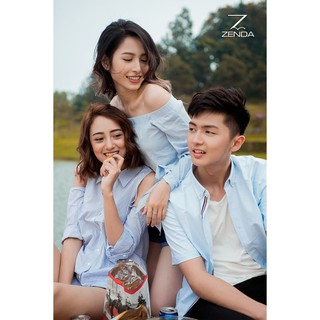 Sơ mi kẻ, hở vai