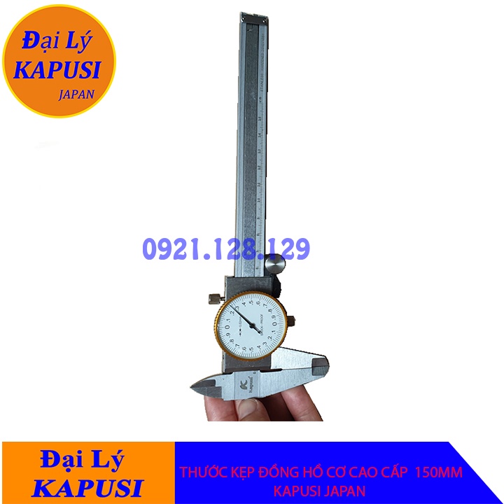 THƯỚC KẸP ĐỒNG HỒ CƠ CAO CẤP KAPUSI JAPAN 150MM