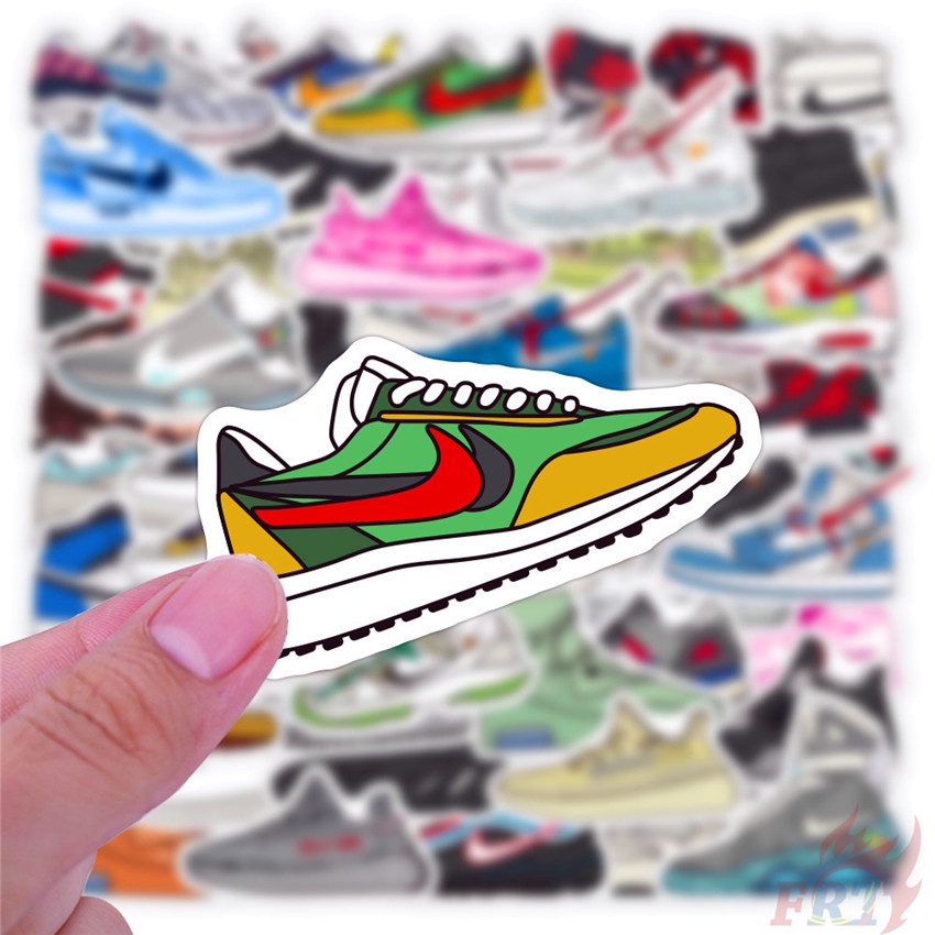 ❉ Sports Shoes - Fashion Brand Series 05 Stickers ❉ 50Pcs/Set DIY Luggage Laptop Skateboard Doodle Stickers