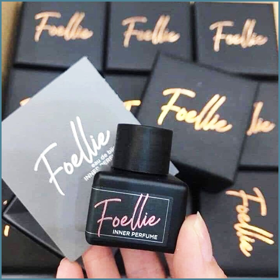 Nước Hoa Vùng Kín Hương Thơm Nồng Nàn, Mãnh Liệt Foellie Eau De Inner Beauty Perfume Bijou 5ml (Chai Đen - Best Seller)