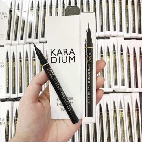 (auth) Bút kẻ mắt Karadium Waterproof Brush Liner Black - VỈ TRẮNG | BigBuy360 - bigbuy360.vn