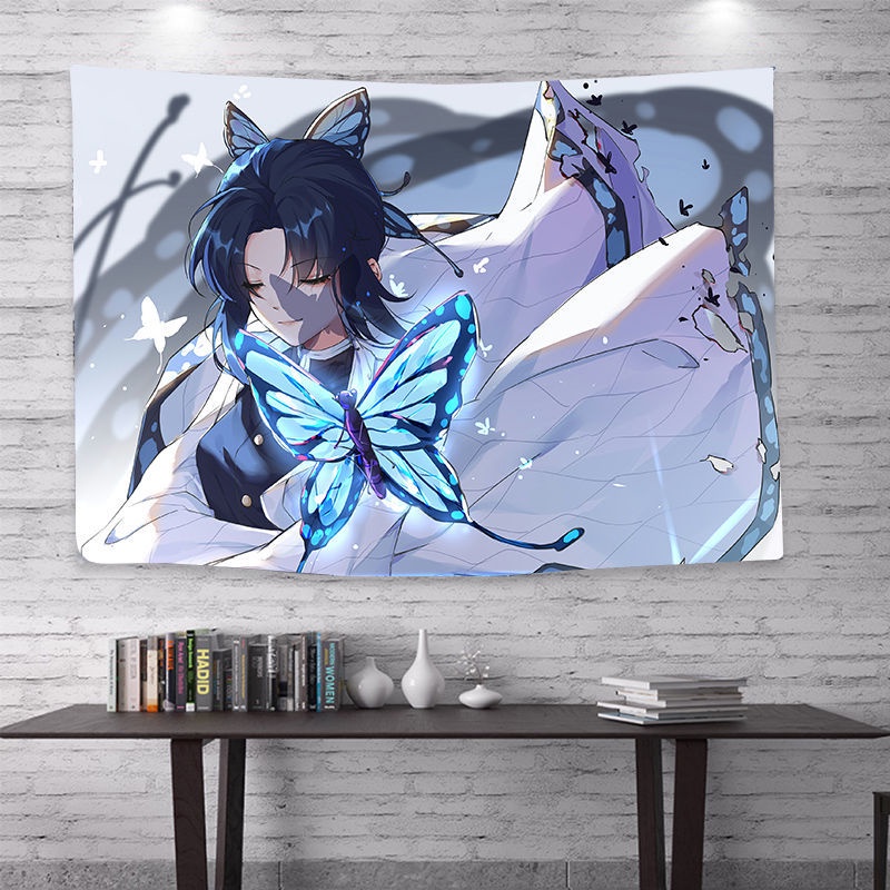 Tấm Vải Treo Tường Trang Trí In Hình Nhân Vật Kamado Tanjirou Trong Demon Slayer