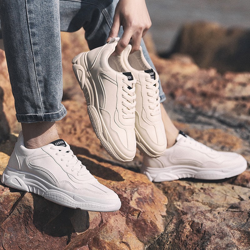 [FULLBOX-GIÁ SỈ] Giày thể thao nam 2019, màu trắng phong các Hàn Quốc | BigBuy360 - bigbuy360.vn