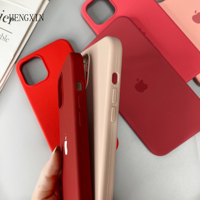 Ốp điện thoại silicon mềm dẻo chính hãng cho iPhone 12 Pro Max X XS XR 6 6s 7 8 Plus 11ProMax