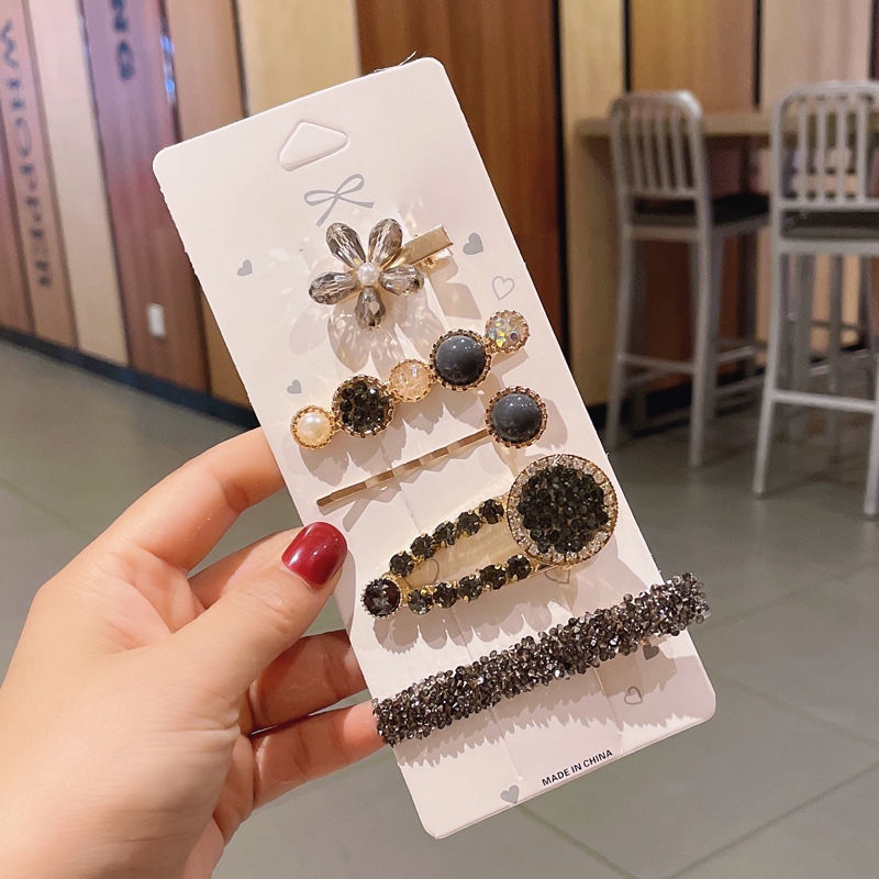 Set Kẹp Tóc Kim Loại Phong Cách Retro 2022