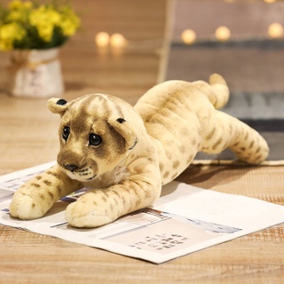 FMô phỏng động vật hoang dã hổ sư tử báo trẻ em trai và gái quà tặng sinh nhật búp bê đồ chơi sang trọng
