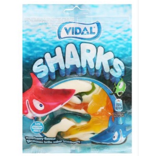 Kẹo dẻo con cá mập Vidal gói 100g